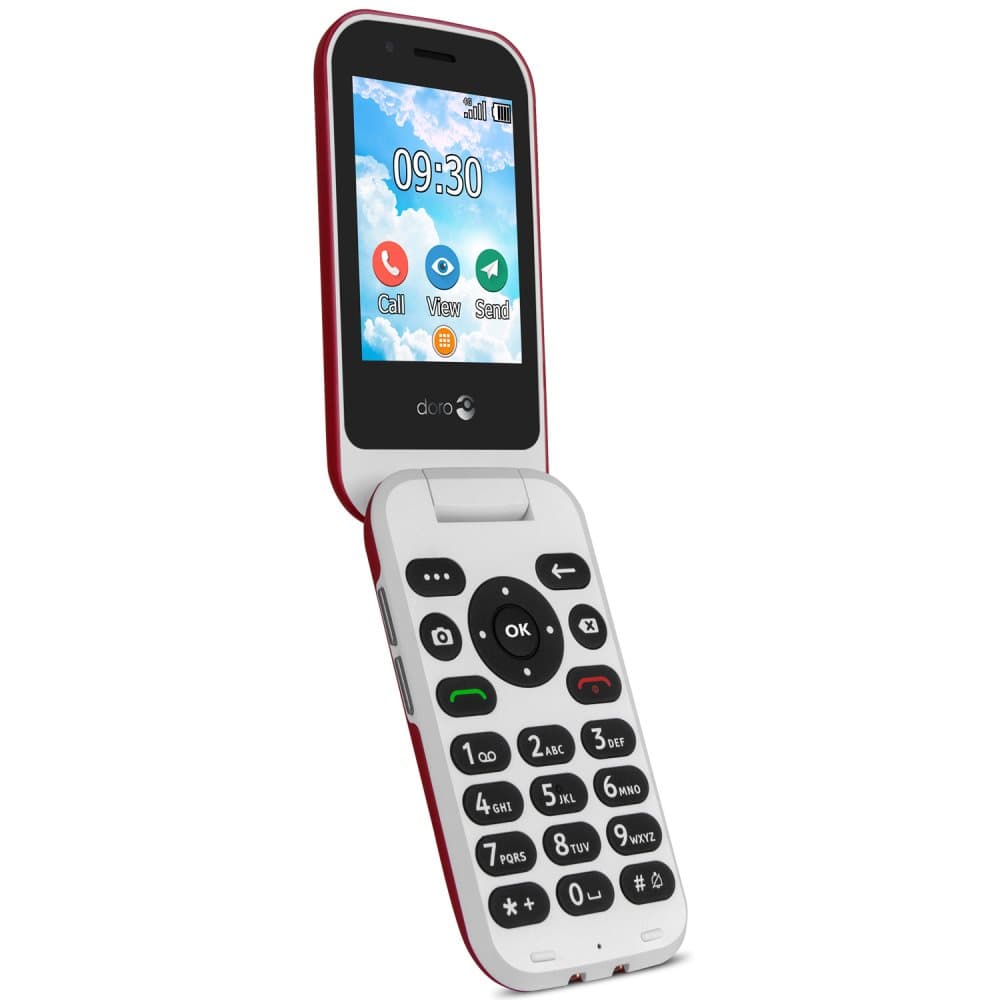 Doro 7031 Röd/Vit