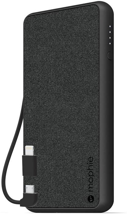 Mophie Powerstation integrerad Lightningkabel 6000 mAh Svart - BF20