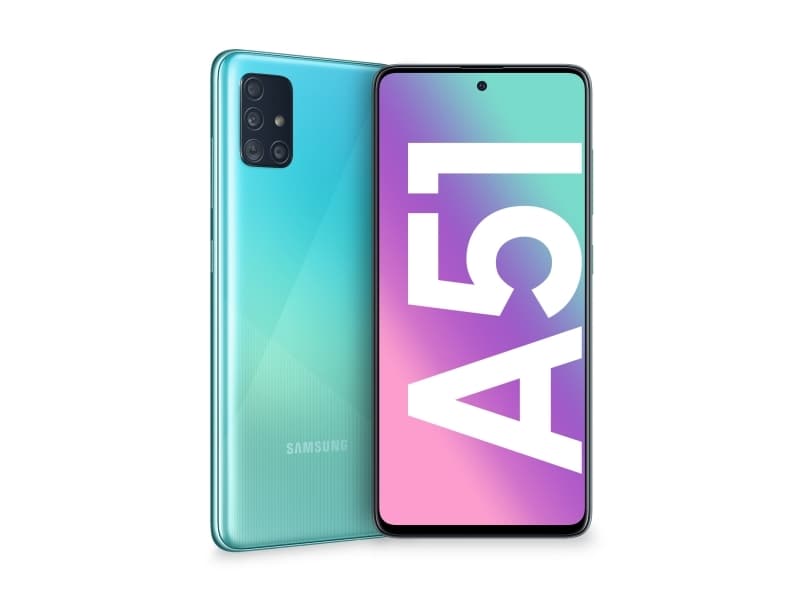 Samsung Galaxy A51 - Smartphone - dual-SIM - 4G LTE - 128 GB - microSDXC slot - GSM - 6.5" - 2400 x 1080 pixels (408 ppi) - Super AMOLED - RAM 4 GB (