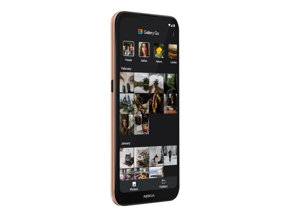 Nokia 1.3 - Pekskärmsmobil - dual-SIM - 4G LTE - 16 GB - microSD slot - 5.71" - 1560 x 720 pixlar - RAM 1 GB - 8 MP (5 MP främre kamera) - Android -