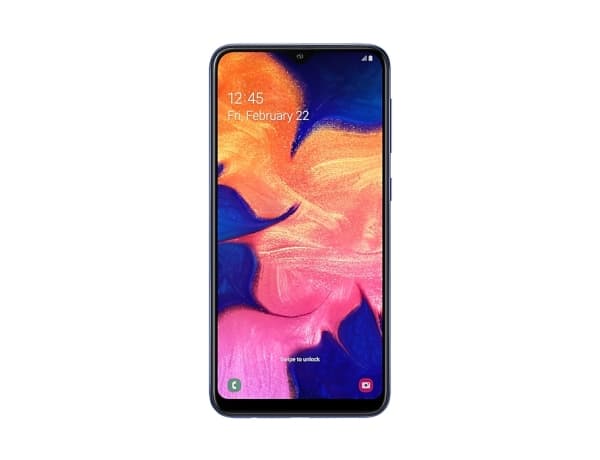 Samsung Galaxy A10 SM-A105M, 15,8 cm (6.2"), 720 x 1520 pixlar, 2 GB, 32 GB, 13 MP, Blå