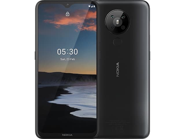 Nokia 5.3, 16,6 cm (6.55"), 4 GB, 64 GB, 13 MP, Android 10.0, Svart