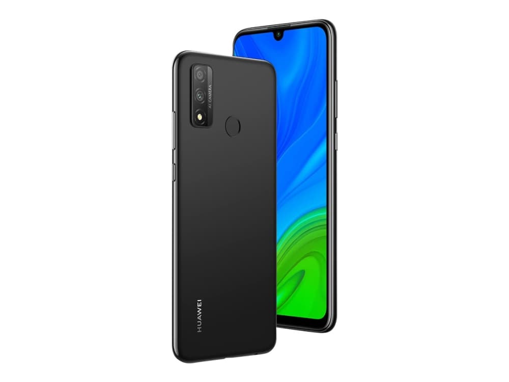 Huawei P Smart 2020 - Pekskärmsmobil - dual-SIM - 4G LTE - 128 GB - microSD slot - 6.21" - 2340 x 1080 pixlar (415 ppi) - LTPS TFT - RAM 4 GB - 2 bak