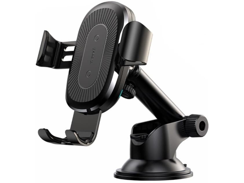 Gravitaty car holder Baseus with induction charger Qi (black)