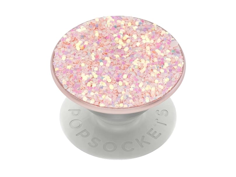 PopSockets Sparkle Rose, E-Bok leser, Mobiltelefon/smarttelefon, Plate / UMPC, Passiv holder, Bil, Innendørs, Utendørs, Rosa