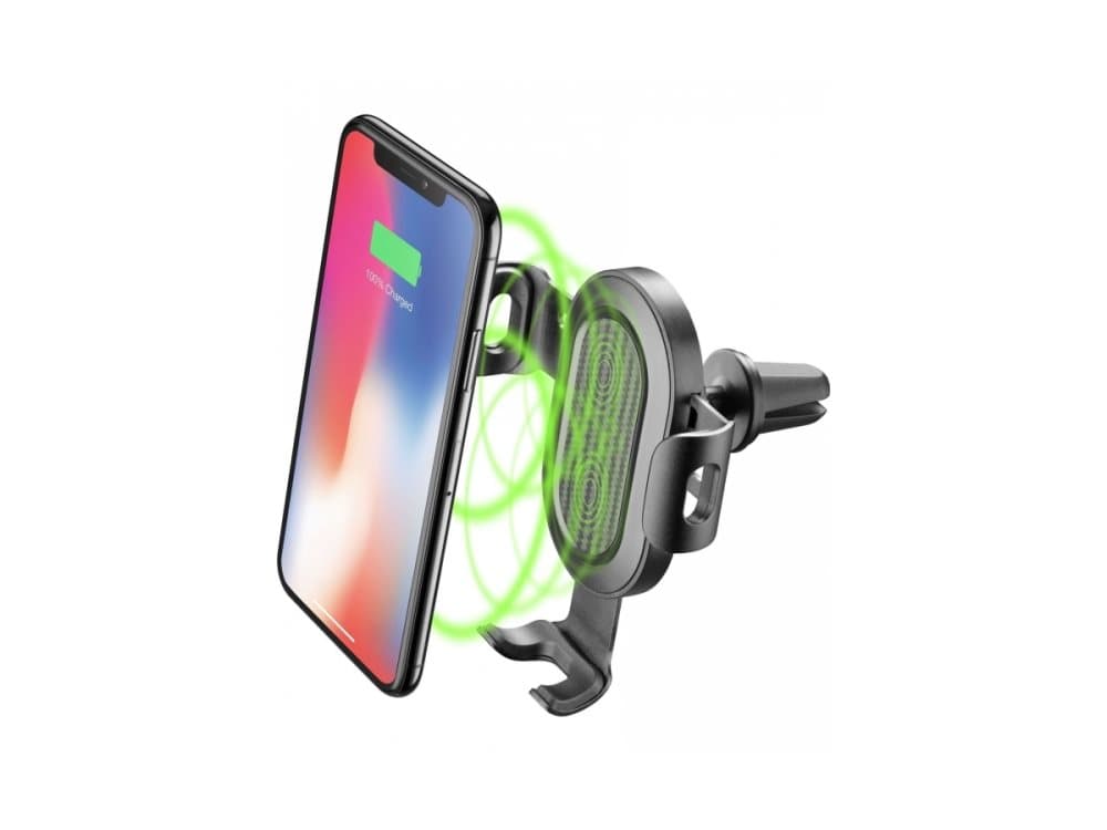 Cellularline HANDYWINGWIRELESSK, Mobiltelefon/smarttelefon, Aktiv holder, Bil, Svart