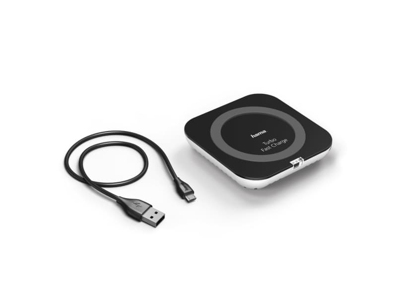 Hama 00183217, Innendørs, USB, Trådløs lading, Svart