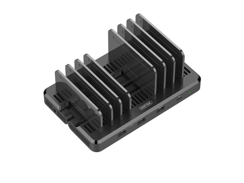 "UNITEK Y-PW10012 Unitek Charging station 6x USB 2,4A, 1x QC3.0, 1x USB-C PD, 120W Y-PW10012"