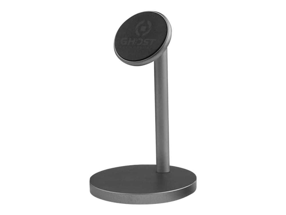 CELLY Ghost Desk - Skrivebordsstativ for GPS-sporeenhet, mobiltelefon, digital spiller - sølv