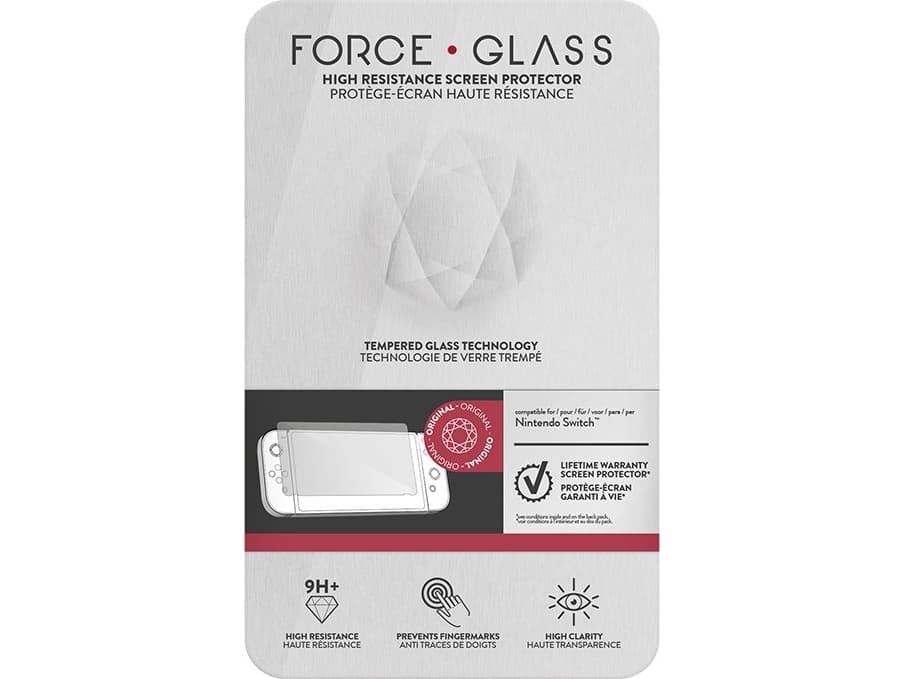 Bigben Interactive SWITCHFORCEGLASS, Skärmskydd, Nintendo Switch, Transparent, 9H+, Nintendo, 1 styck