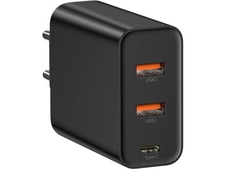Baseus charger USB charger Baseus PPS 2xUSB QC + USB-C PD 60W (black) (CCFS-G01)