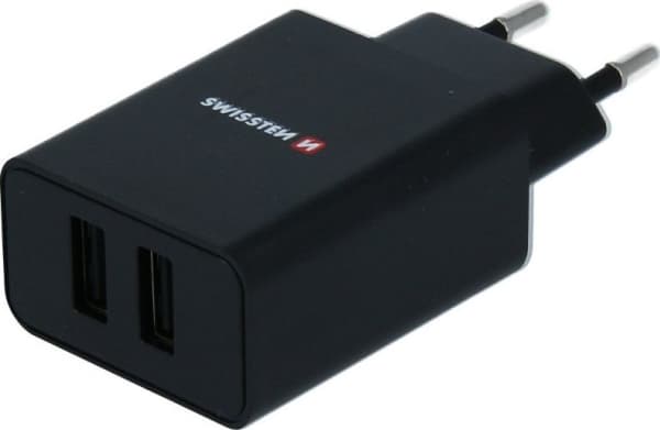 Swissten-lader 2x USB-A 2.1 A (22052000)