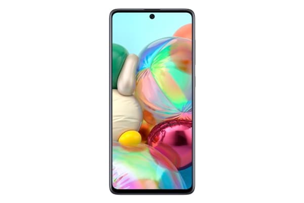 Samsung Galaxy A71 A715F, 17 cm (6.7"), 6 GB, 128 GB, 64 MP, Android 9.0, Sølv