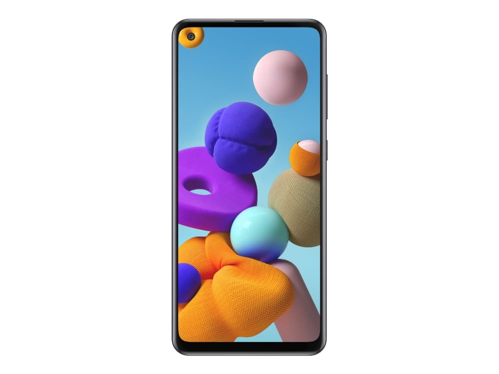 Samsung Galaxy A21s - Pekskärmsmobil - dual-SIM - 4G LTE - 32 GB - microSD slot - 6.5" - 1600 x 720 pixlar - PLS TFT - RAM 3 GB (13 MP främre kamera)