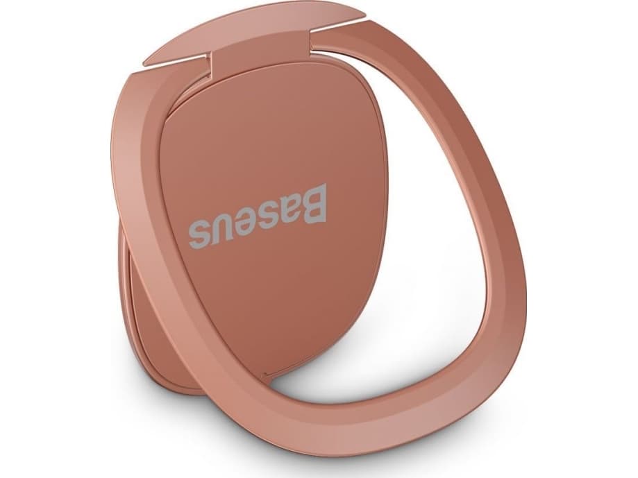 Baseus Invisible ringholder for telefon (rosa)
