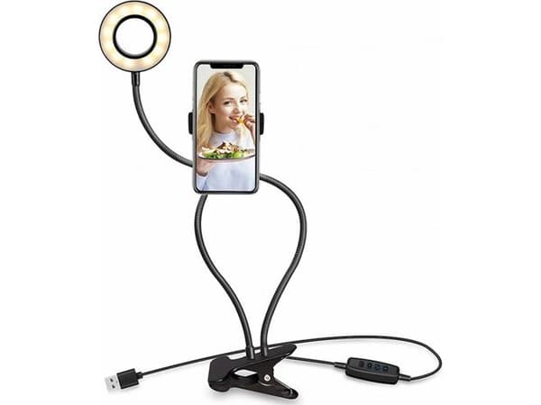 Xrec Selfie Kit - Flexible Tripod/Led Ring Light For Phone/Smartphone