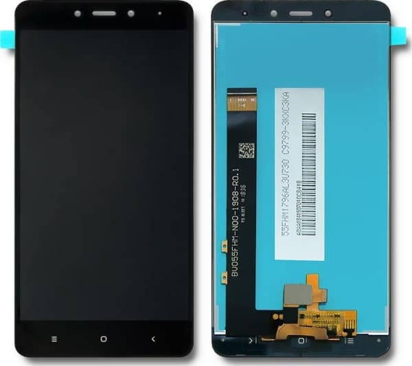 Qoltec LCD-berøringsskjerm for Xiaomi RedMi Note 4