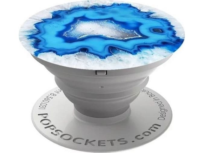 PopSockets Pop na palec Ice Blue Agate 101447