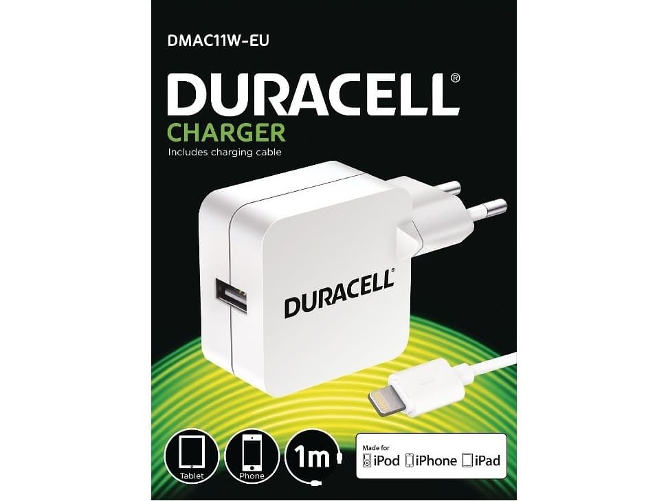 Duracell charger 5V wall charger (Fast) White