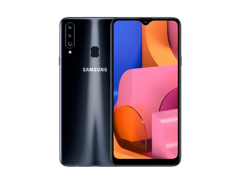 Samsung Galaxy A20s SM-A207F, 16,5 cm (6.5"), 720 x 1560 piksler, 3 GB, 32 GB, 13 MP, Svart