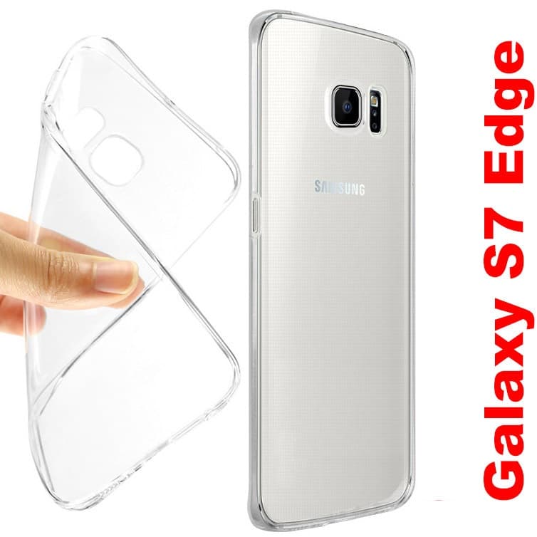 10 st Samsung Galaxy S7 Edge - Transparent TPU Skal