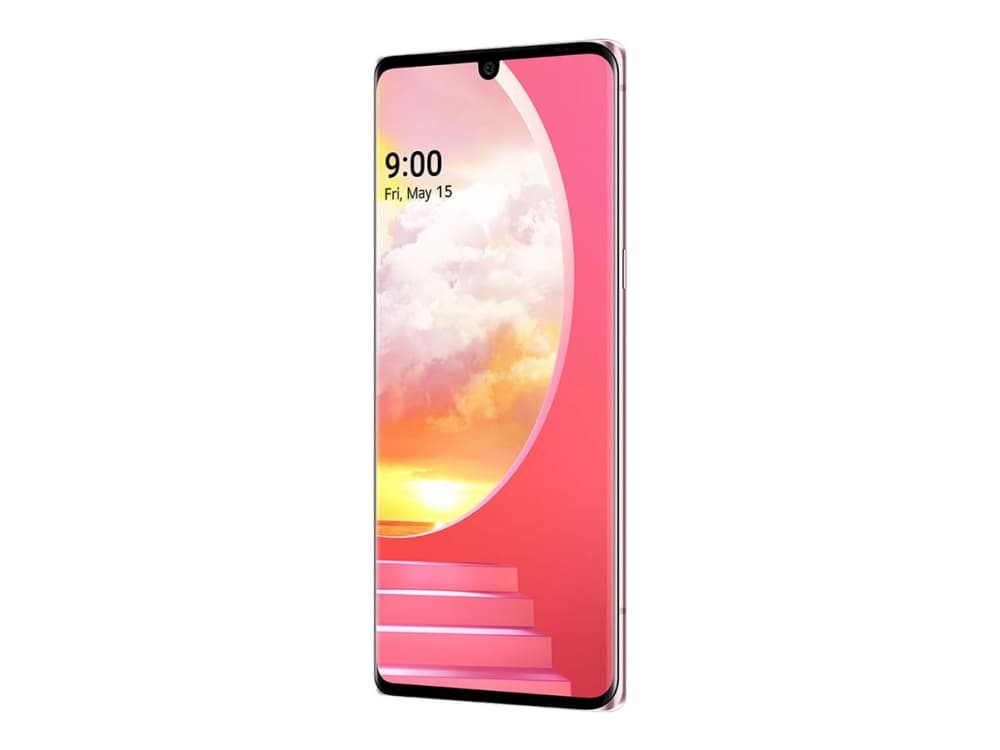 LG VELVET - Pekskärmsmobil - 5G NR - 128 GB - microSD slot - GSM - 6.8" - 2460 x 1080 pixels - OLED - RAM 6 GB (16 MP främre kamera) - 3 st. bakre ka