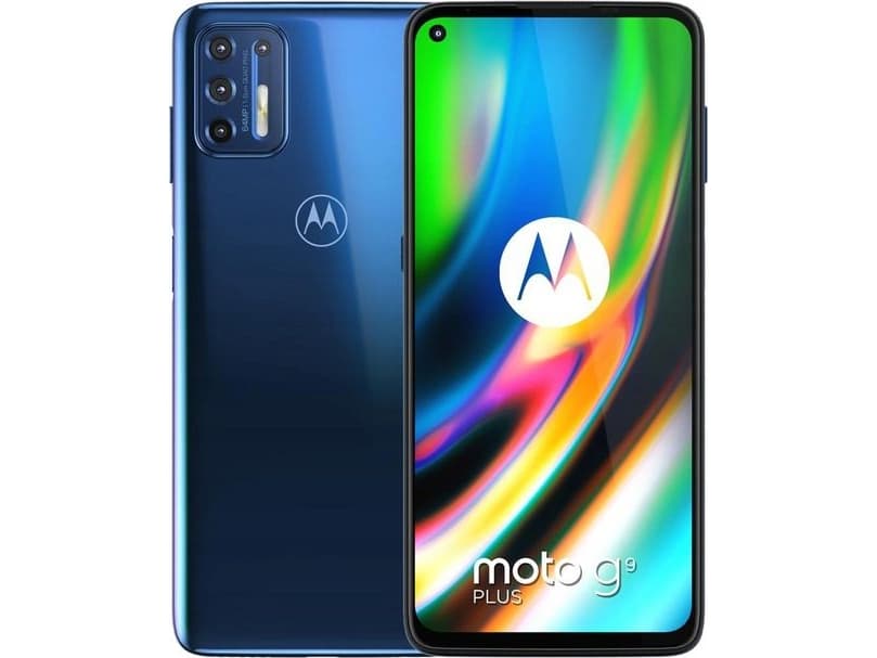 Motorola Moto G Moto G9 Plus 17.3 cm (6.8") 4 GB 128 GB Dual SIM 4G USB Type-C Blue Android 10.0 5000 mAh