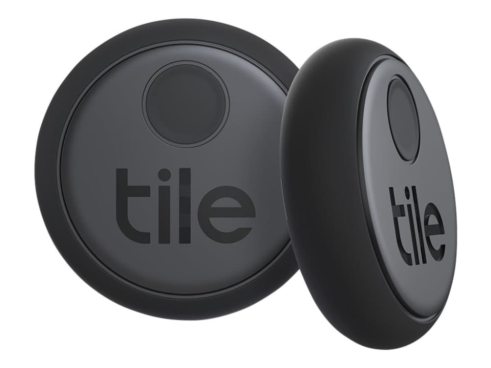 Tile Sticker (2020) - Trådlös säkerhetsetikett för mobiltelefon - svart (paket om 2)