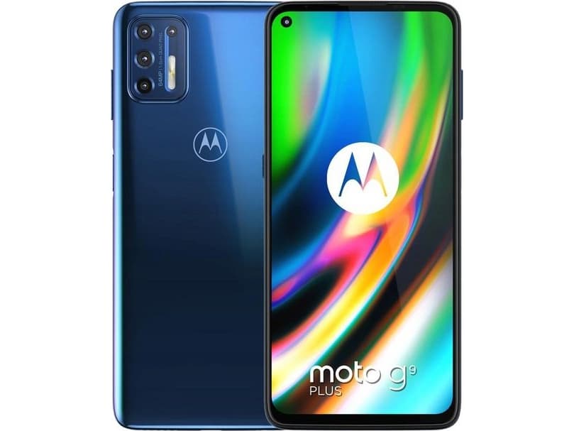 Motorola Moto G Moto G9 Plus 17,3 cm (6,8&quot;) 4 GB 128 GB Dual SIM 4G USB Type-C Sininen Android 10.0 5000 mAh 5000 mAh