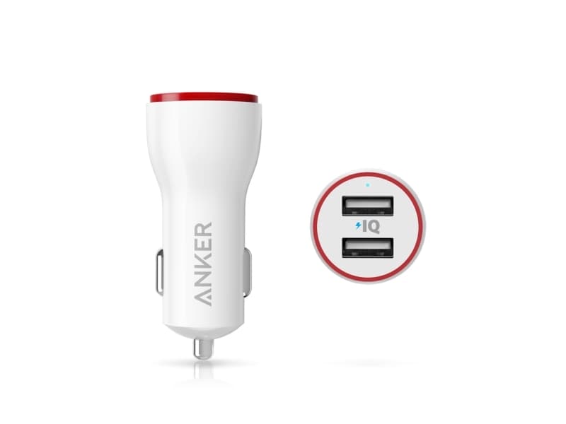 Anker PowerDrive 2, Automatisk, Cigar Tenner /lighter, 5 V, Hvit