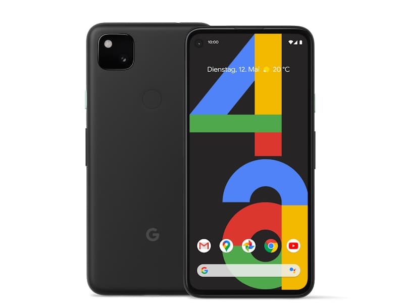 Google Pixel 4a, 14,7 cm (5.8"), 6 GB, 128 GB, 12 MP, Android 10.0, Sort
