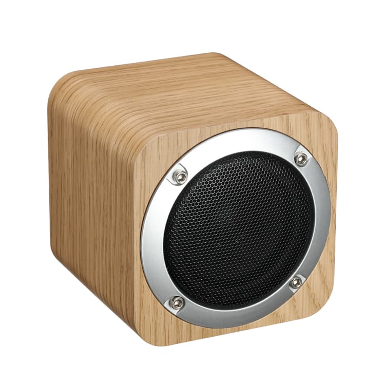 iLepo i7 Wireless Wooden Speaker - Light Brown