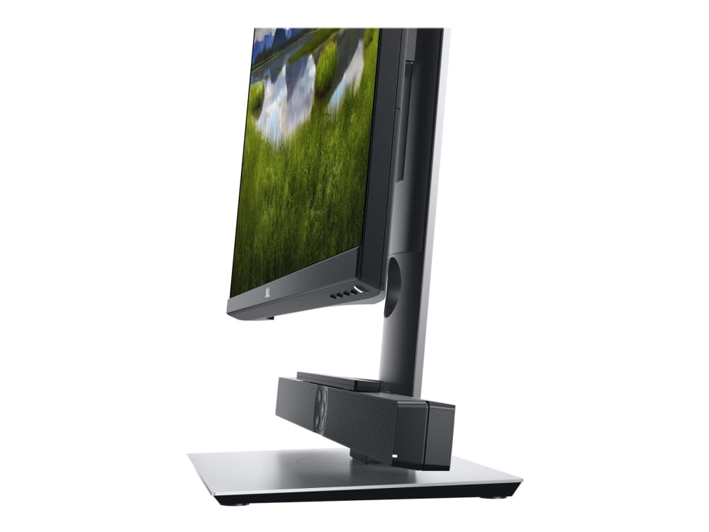 Dell Pro Stereo Soundbar AE515M - Soundbar - för övervakning - USB - 5 Watt - svart - för Dell E1914, E1916, E2014, E2016, E2214, E2214, E2216, E2218