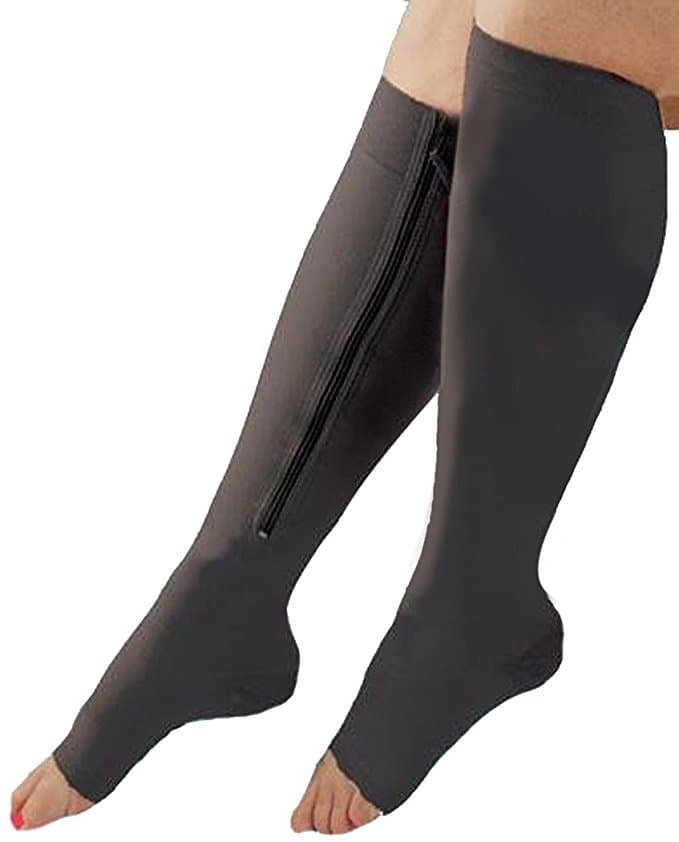 Zip Sox - Støttestrømpe med glidelås