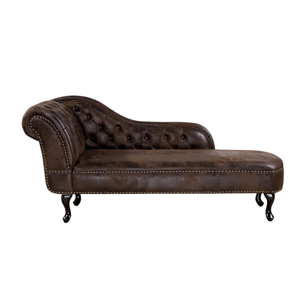 Chaiselong Venstrevendt Ruskind Brun NIMES