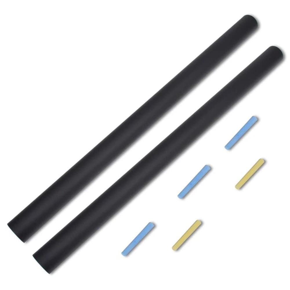 vidaXL Oppslagstavle Klistremerke 06 x 3 m med Kritt 2 stk