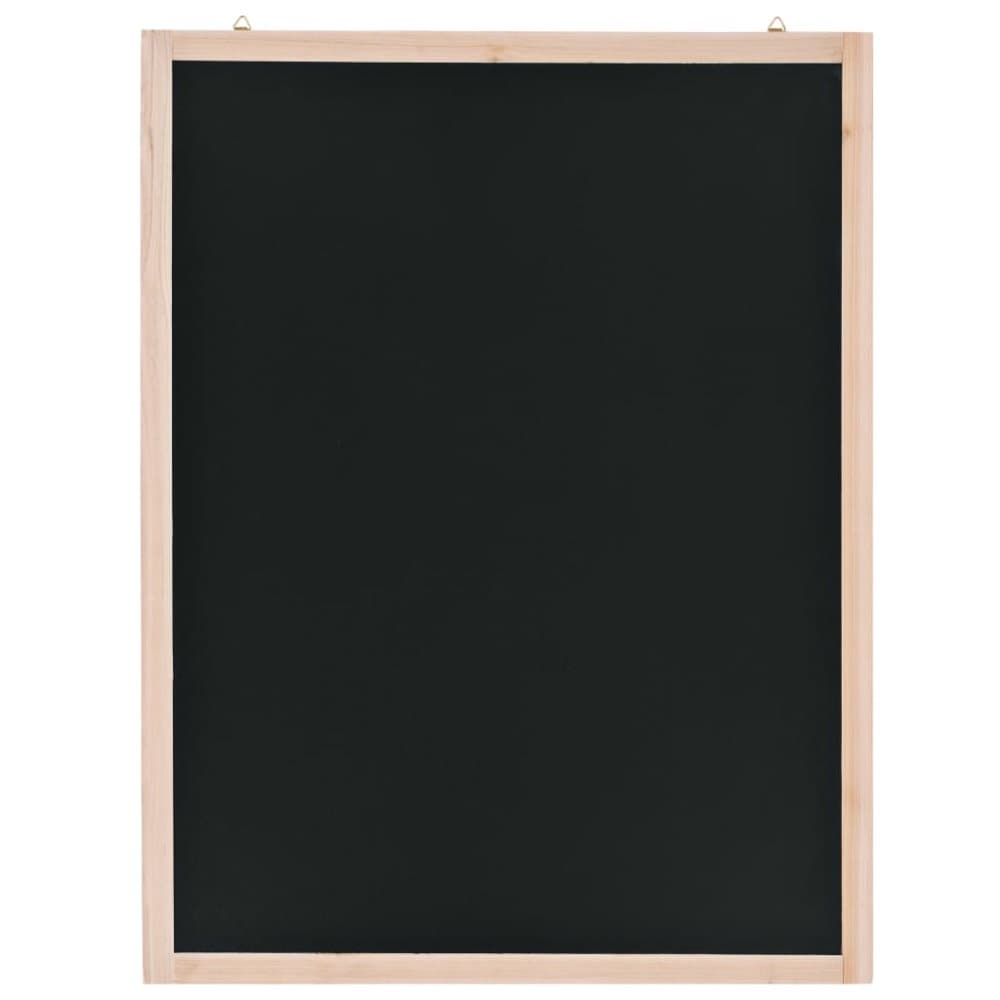 vidaXL vægmonteret tavle cedertræ 60 x 80 cm