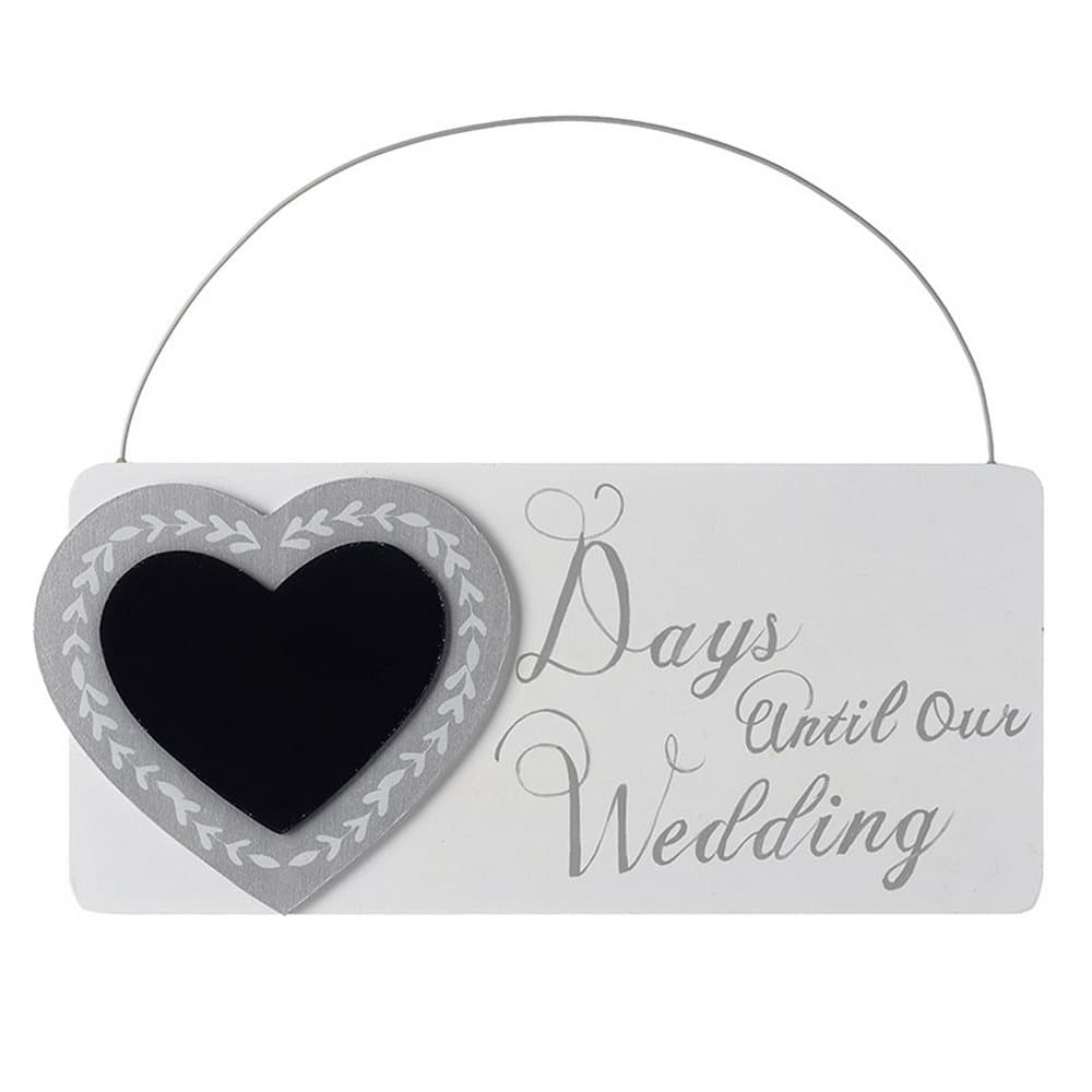 Hanging Wedding Countdown Chalkboard
