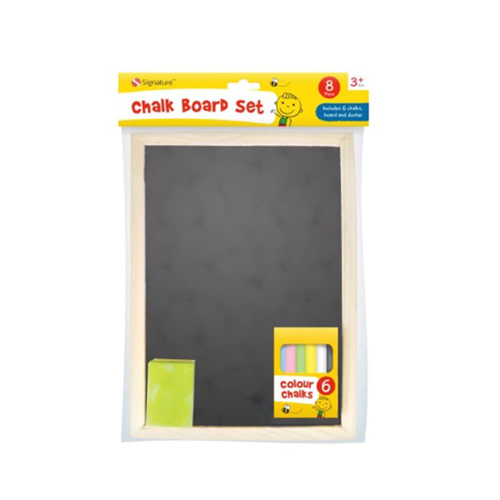 Signature Childrens/Kids Chalk Board Set