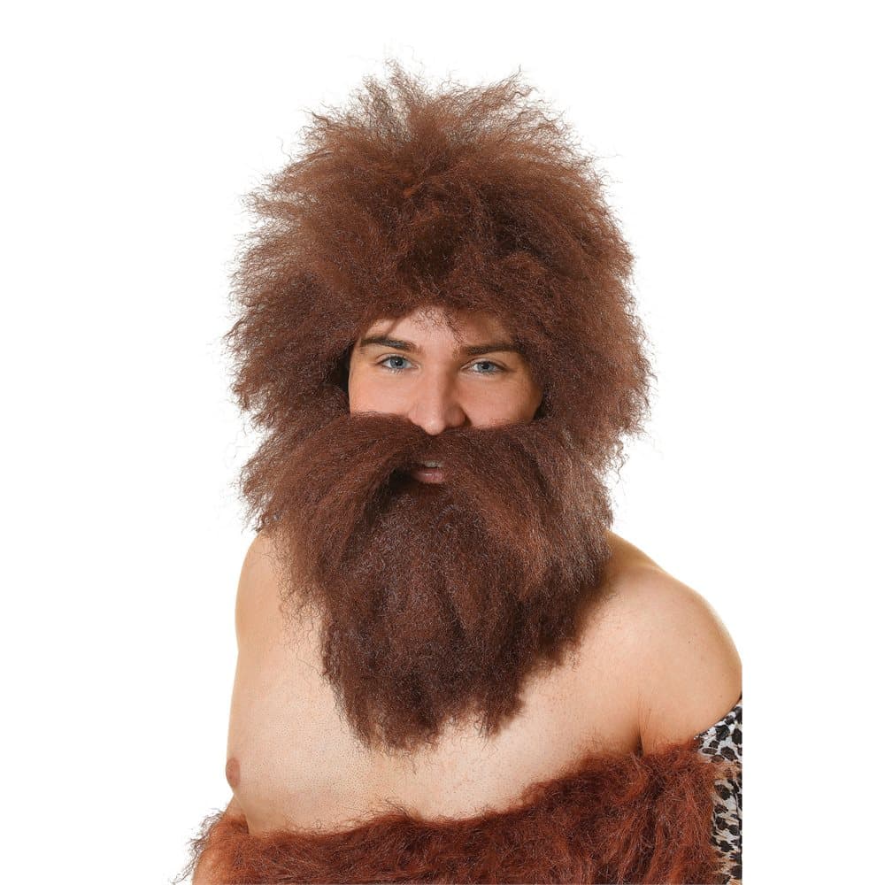 Bristol Novelty Caveman Wig and Beard Set