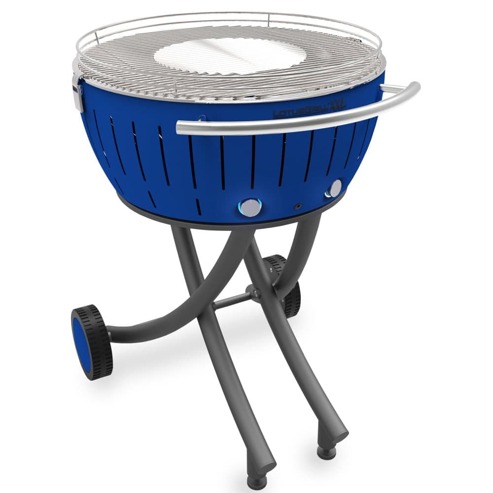 Lotus Rökfri Träkolsgrill 60cm Blå