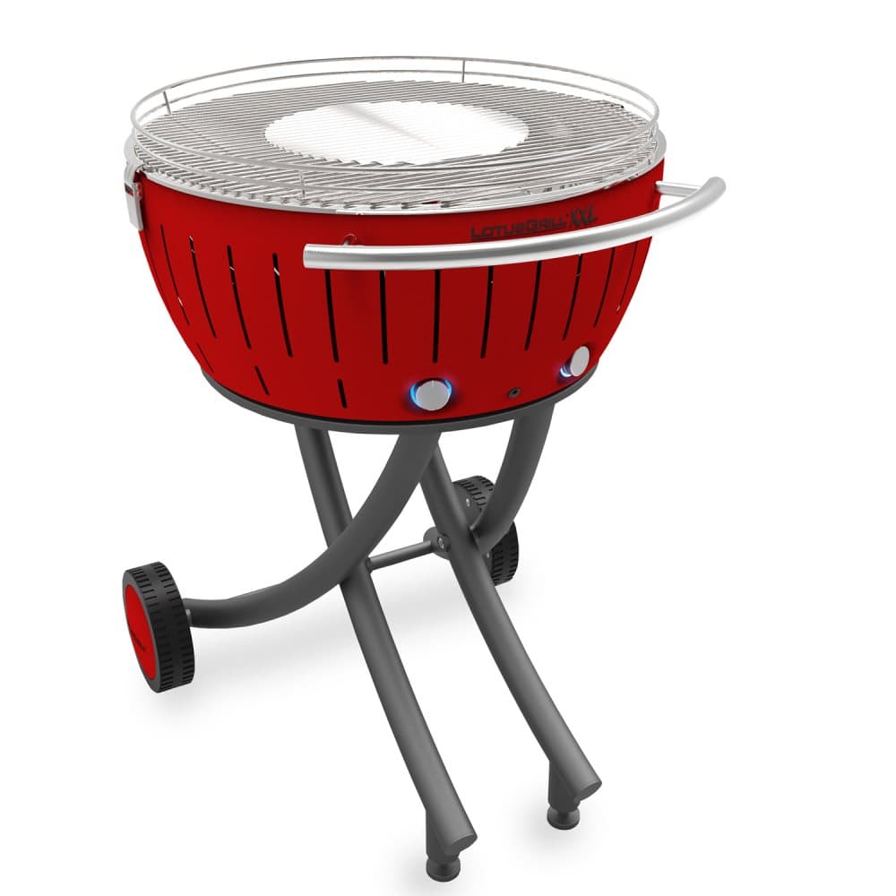 Lotus Rökfri Träkolsgrill 60cm Röd