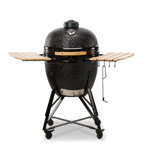 Kamado Bono Grande Svart Keramisk BBQ Grill Ø59cm