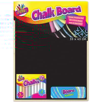 Art Box Chalk Board Set