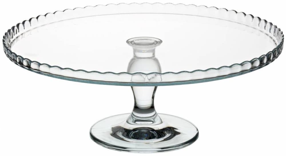 Pasabahce Patisserie Upturn, kakfat på fot, glas, 32 diameter cm