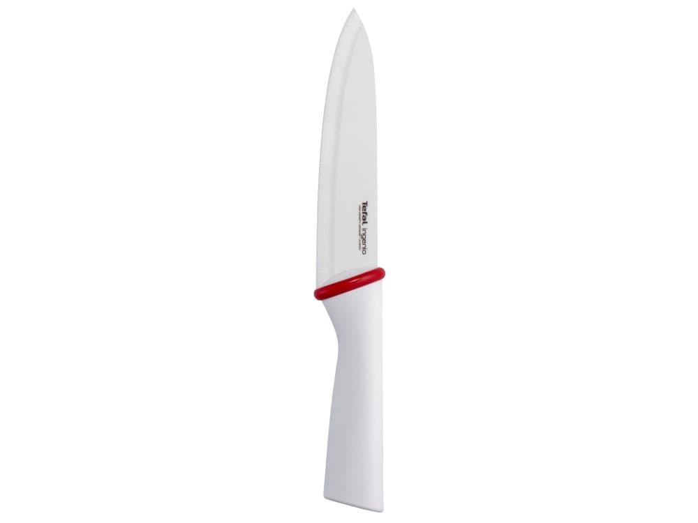 Tefal K15302, Kokkens kniv, 1,6 cm, Keramisk, Hvit, Hvit
