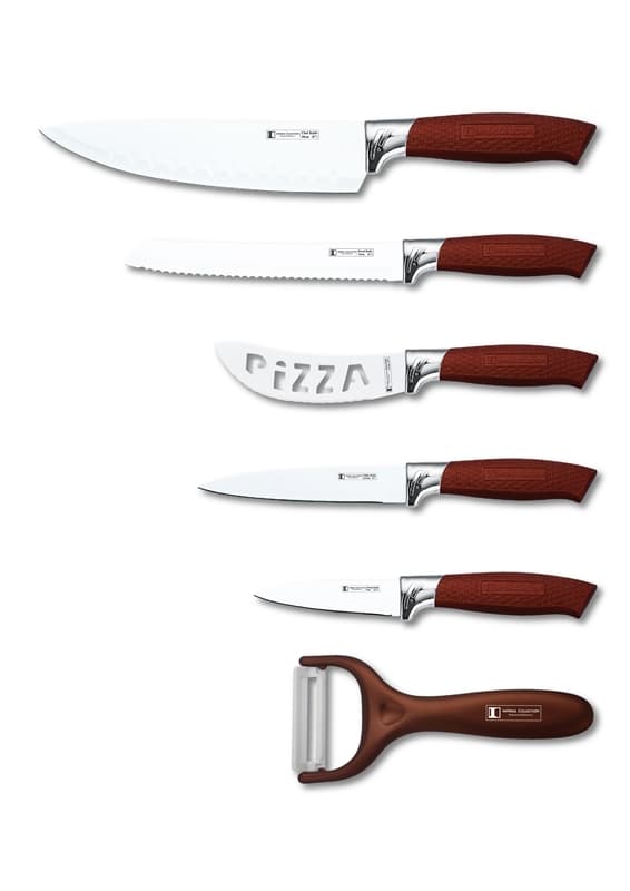Imperial Collection IM-W5S, Knivset i 6 delar, Brun