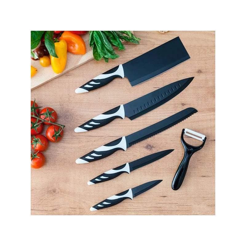 Knivar Cecotec Top Chef Black C01024 (6 st)