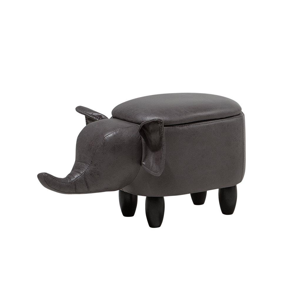 Puf med opbevaring Mørkegrå ELEPHANT