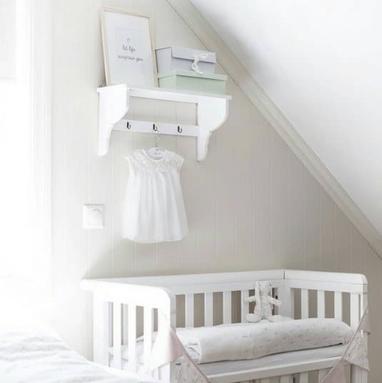 Bedside Crib Two, Hvit, Troll